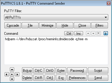 PuTTY Command Sender